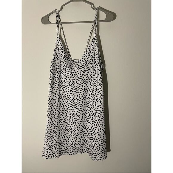 Kendall & Kylie Dresses & Skirts - NEW kendall & kylie with pacsun white and black leopard print skinny strap open